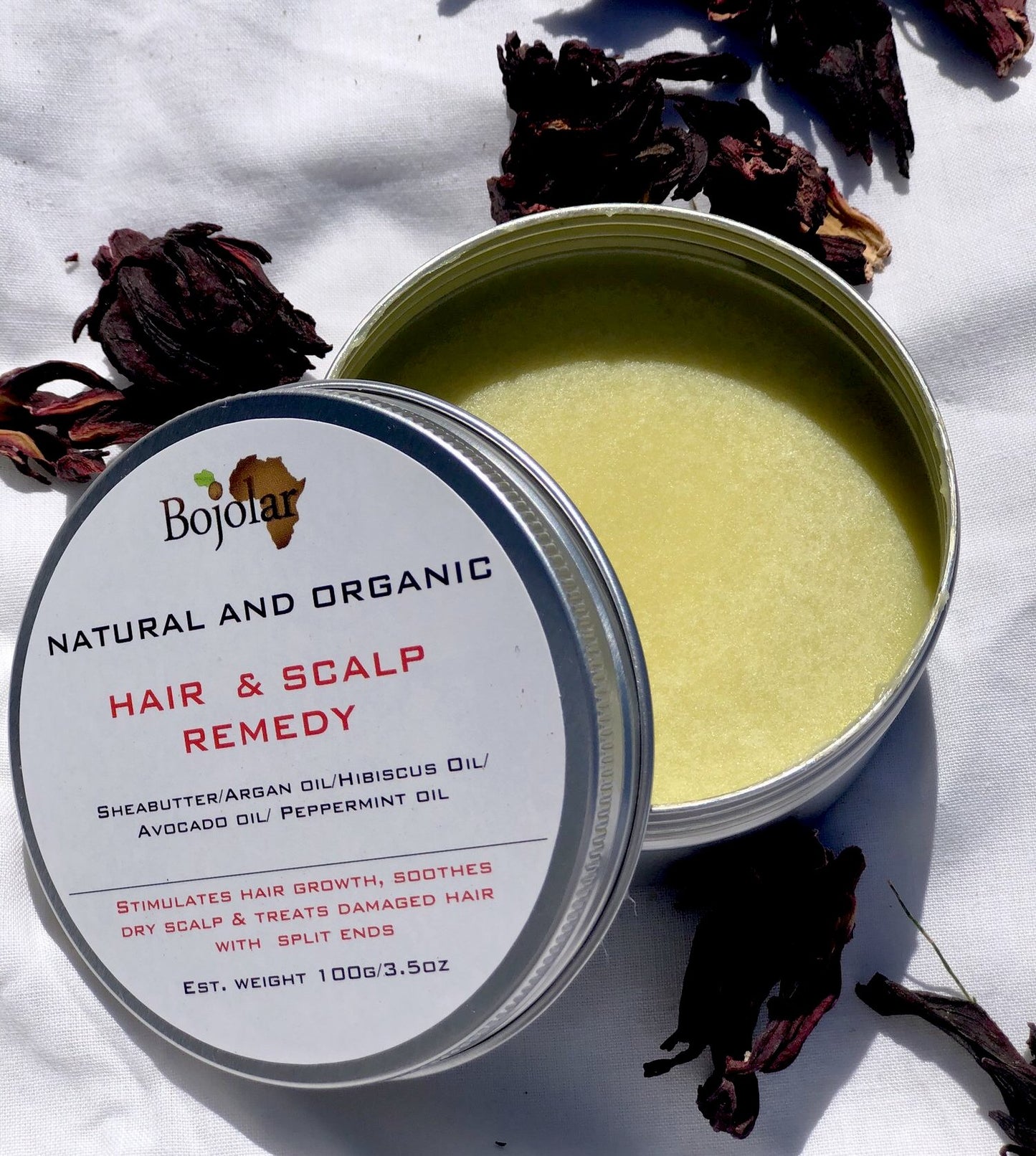 Hibiscus hair and scalp remedy